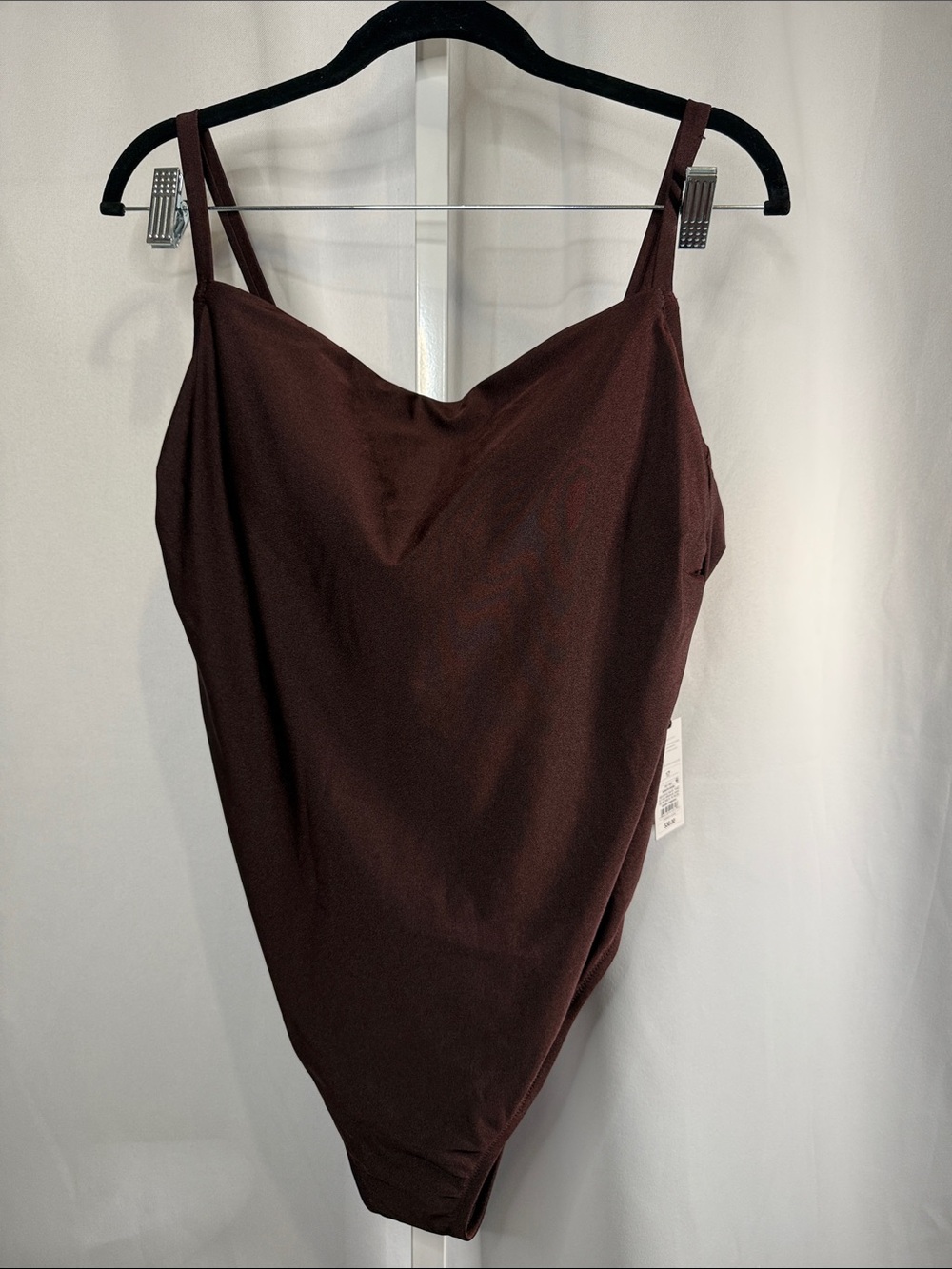 Shade & Shore Chocolate Brown One-Piece Swimsuit